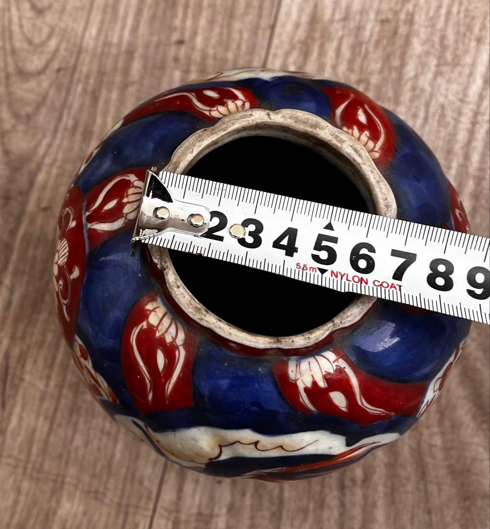 古伊万里 沈降壺骨董品 時代物 色絵