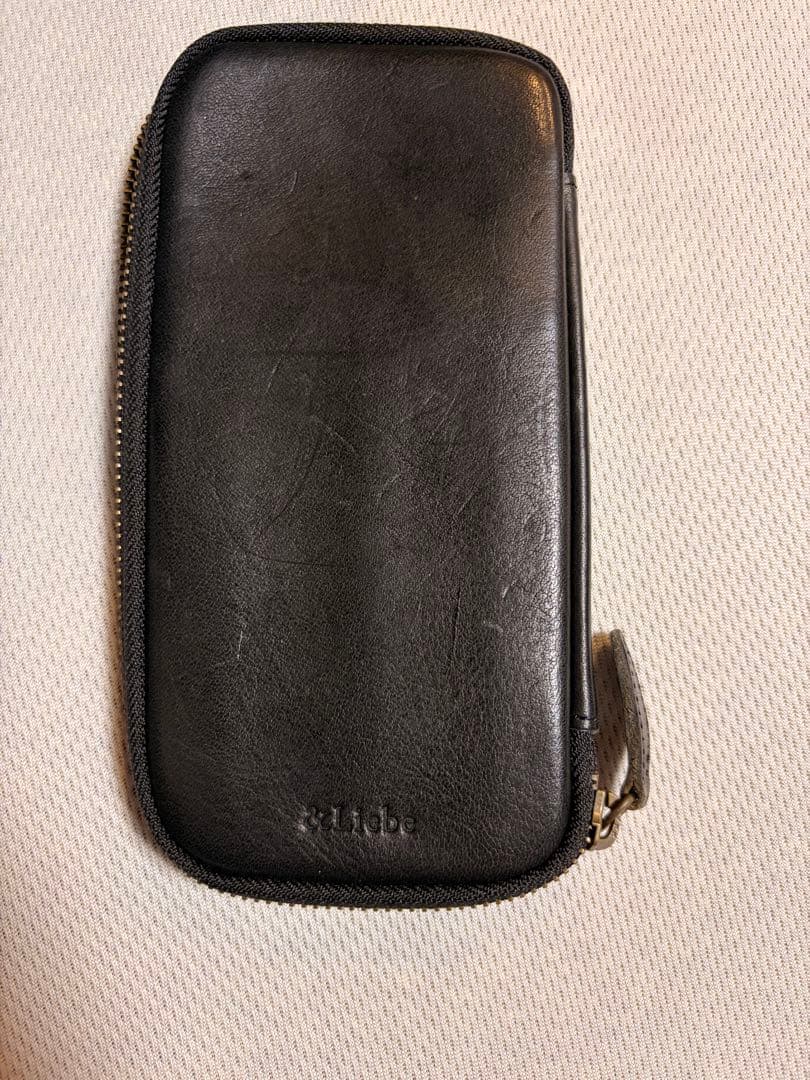 &Liebe 栃木レザー　一本挿ペンケース