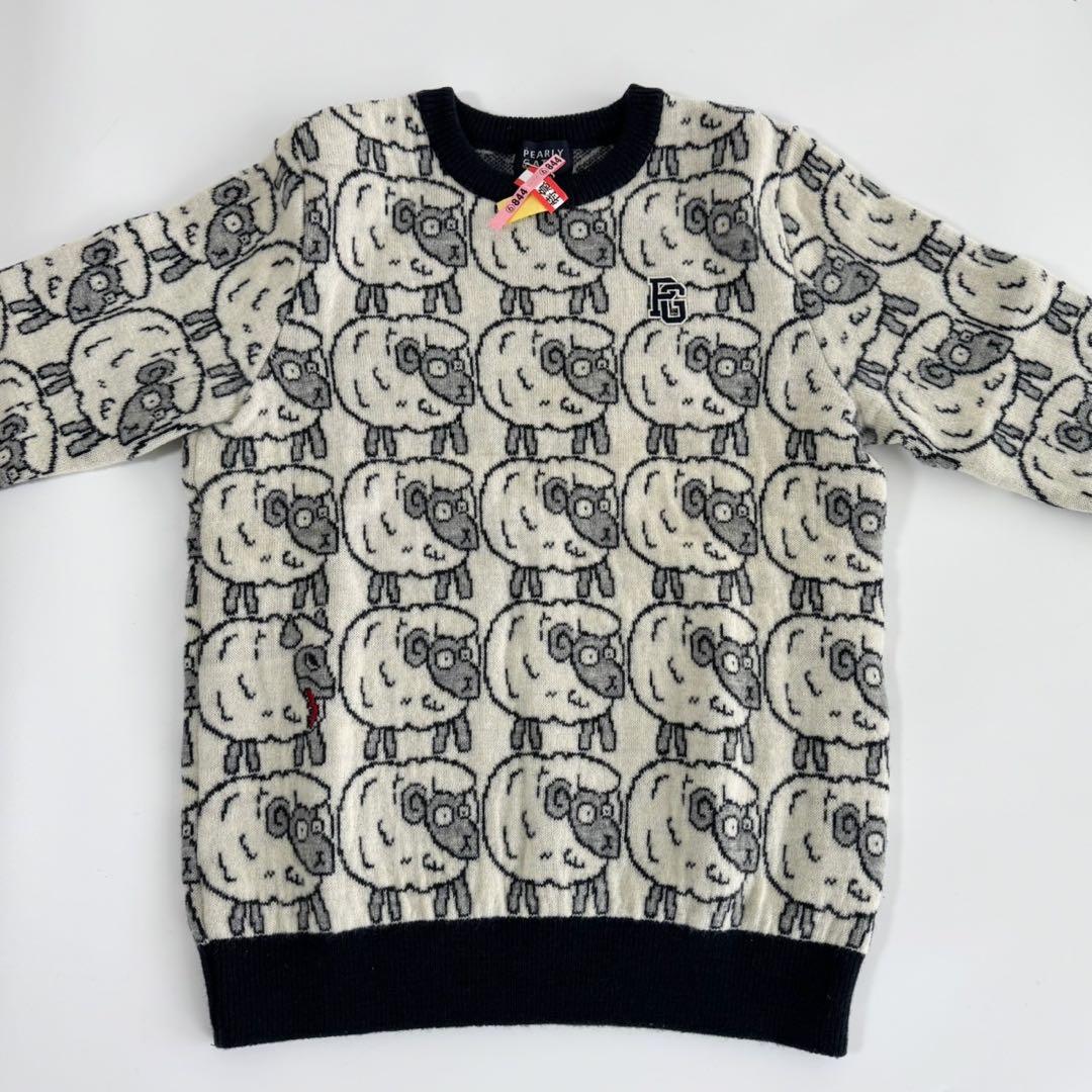 PEARLY GATES パーリーゲイツ ゴルフウェア 長袖ウールセーター 4