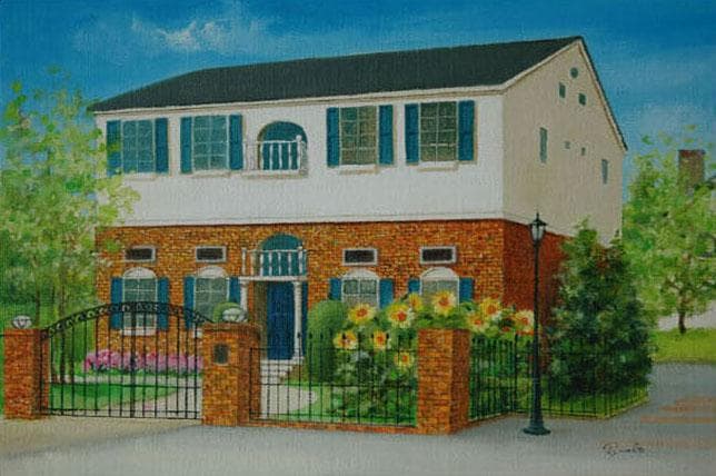 油絵 菅家令子 絵 絵画 インテリア F4-110212 風景 ひまわり