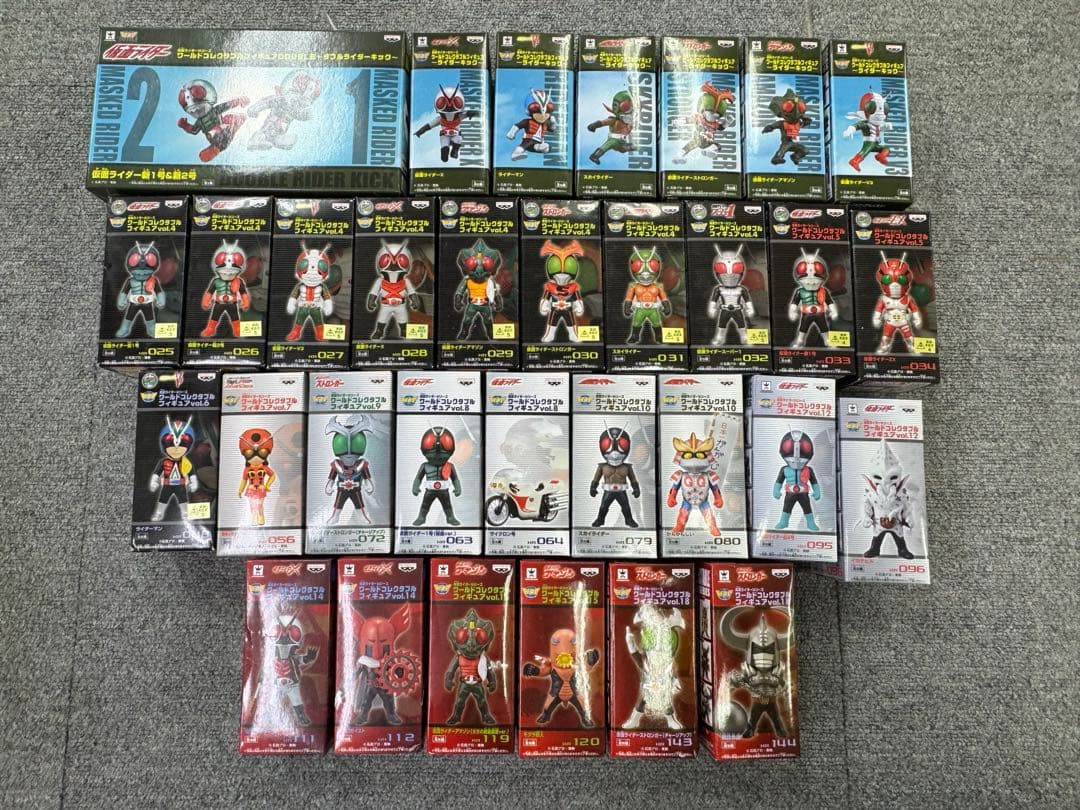 仮面ライダーワールドコレクタブルフィギュア　32点 昭和ライダーまとめ売り