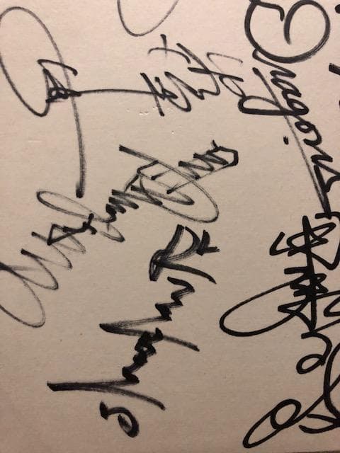 中日ドラゴンズ 直筆サイン11名 1974年頃 d687y74