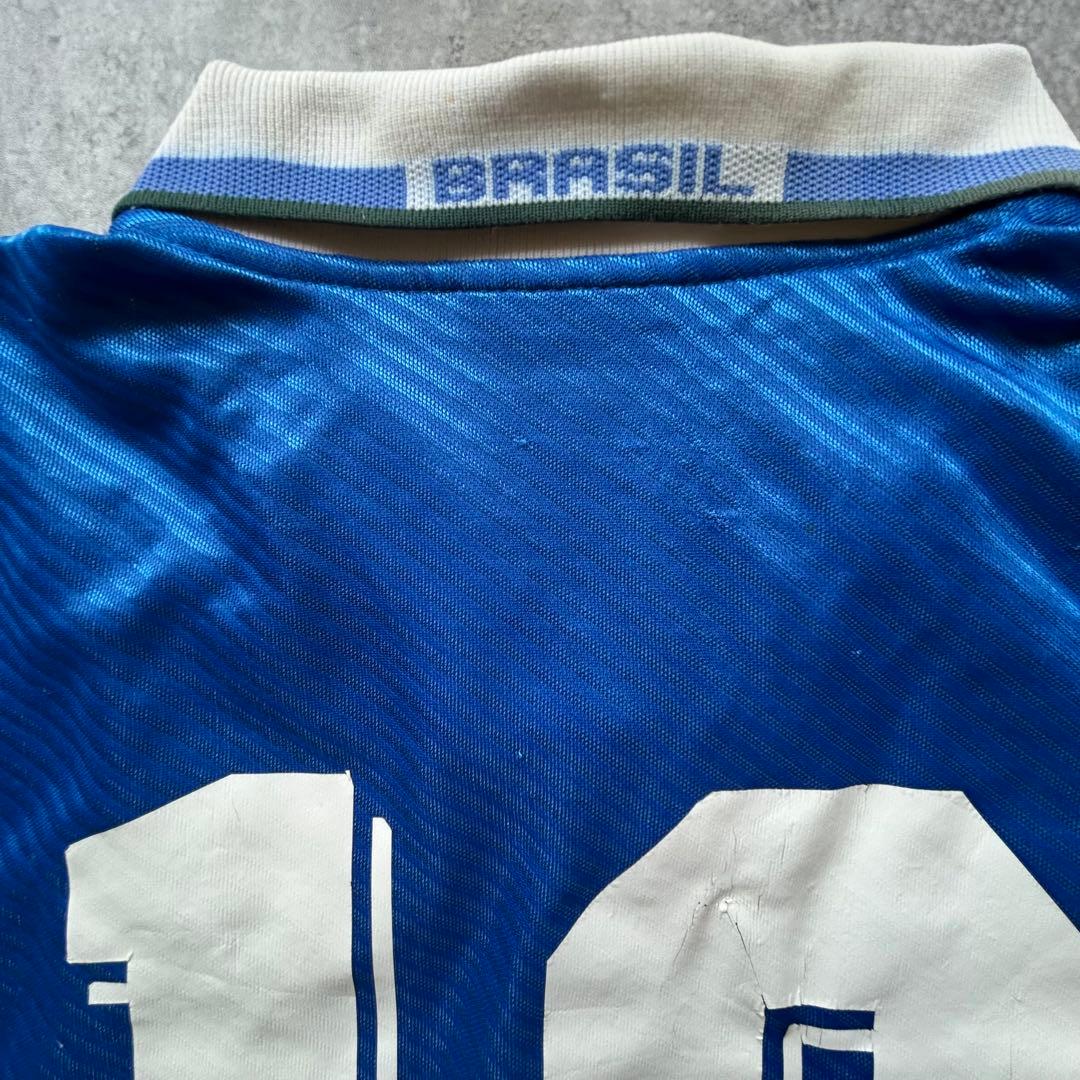 ブラジル代表 94 アウェイ アンブロ 青タグ 10 umbro ワードカップ