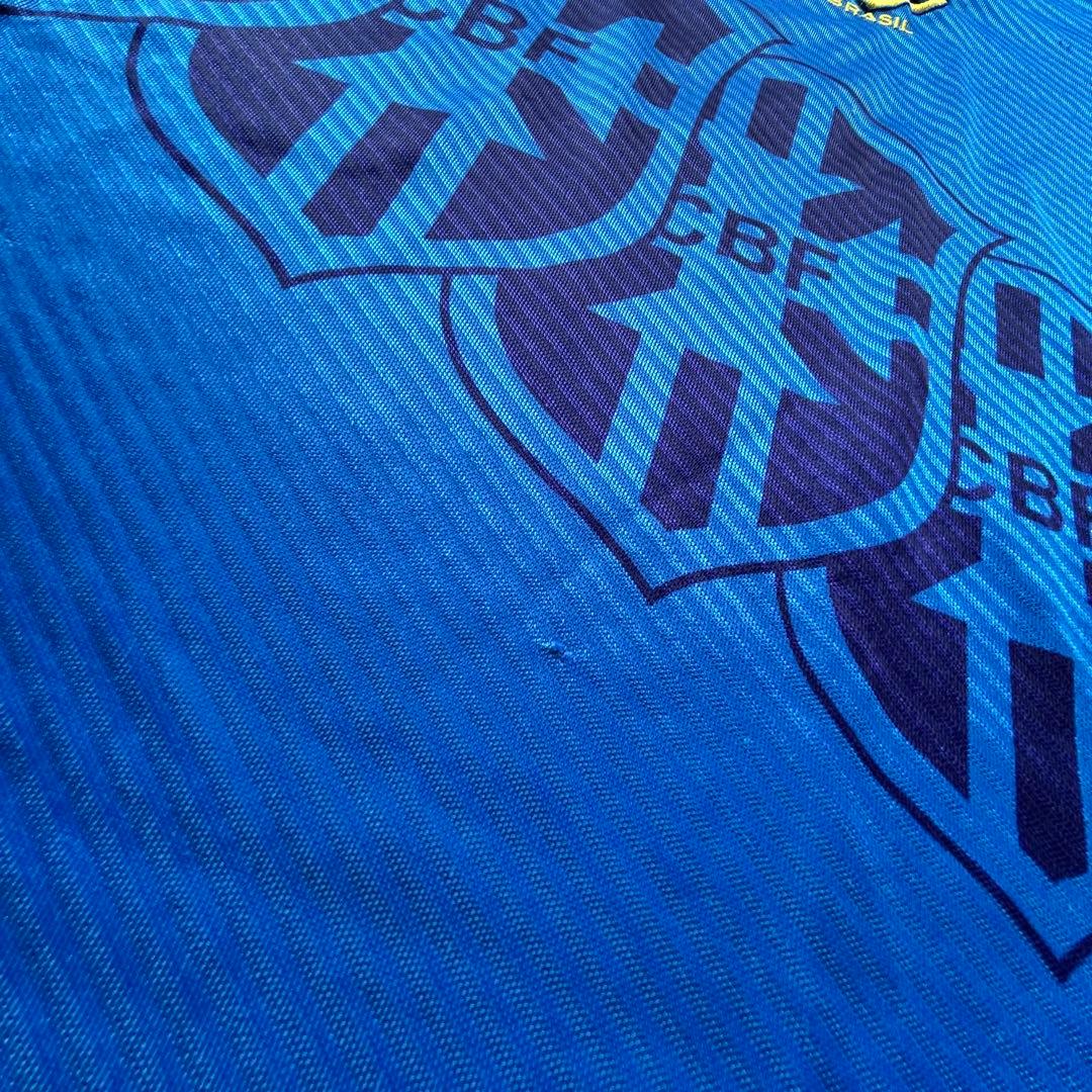 ブラジル代表 94 アウェイ アンブロ 青タグ 10 umbro ワードカップ