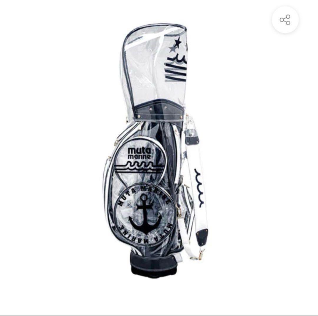ムータマリン　クリアキャディバッグ　希少ツアーモデル　muta MARINE