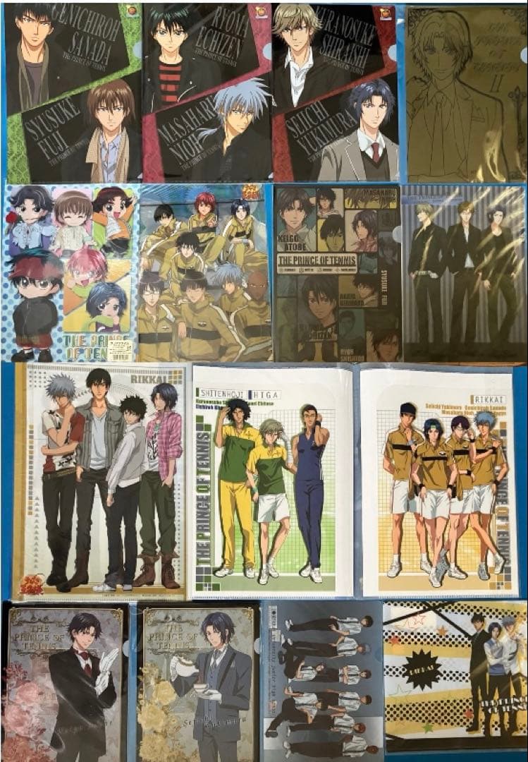 テニスの王子様　クリアファイルまとめ売り　14枚
