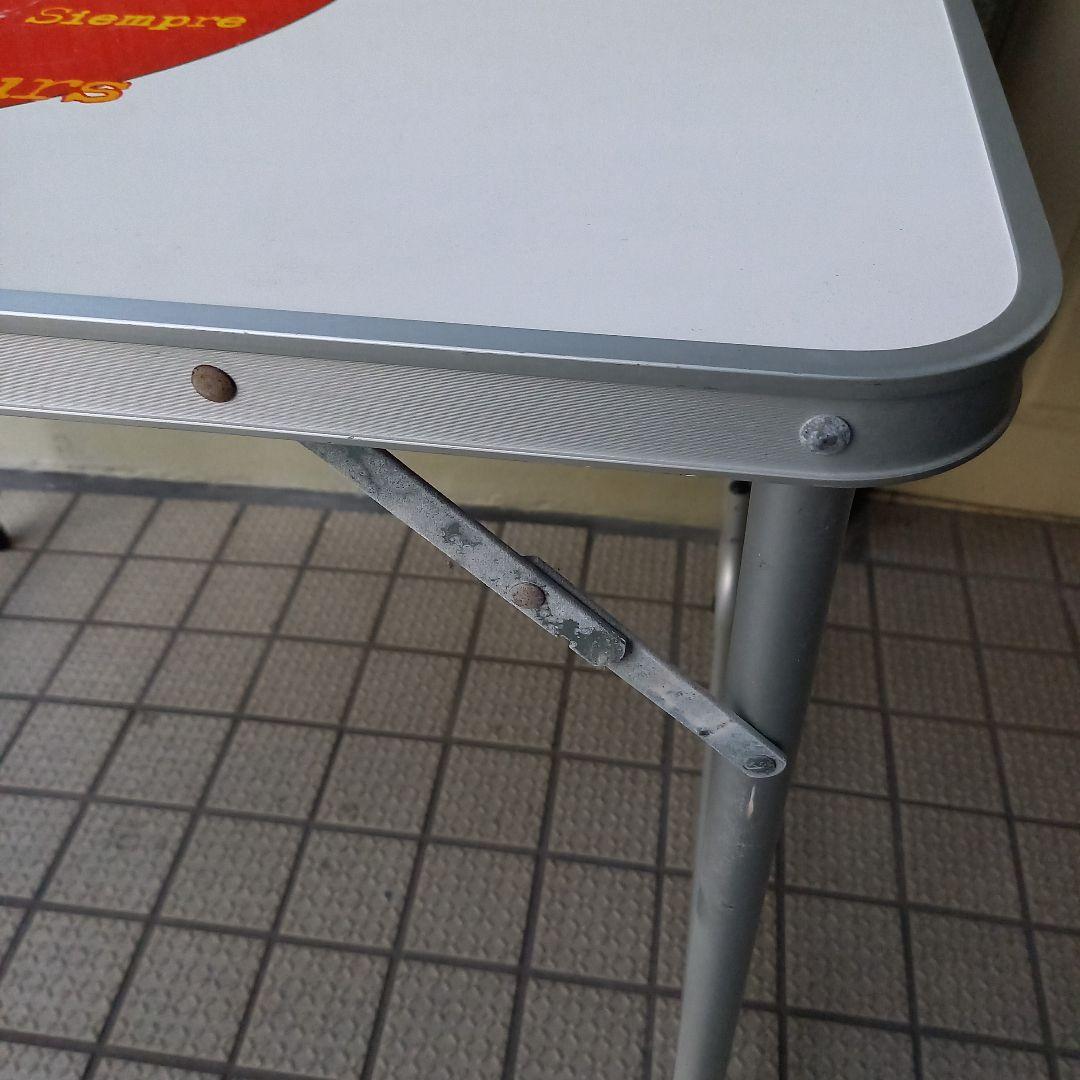 東急ハンズ 外商 コカコーラ 折り畳みアルミテーブル Coca-Cola レトロ