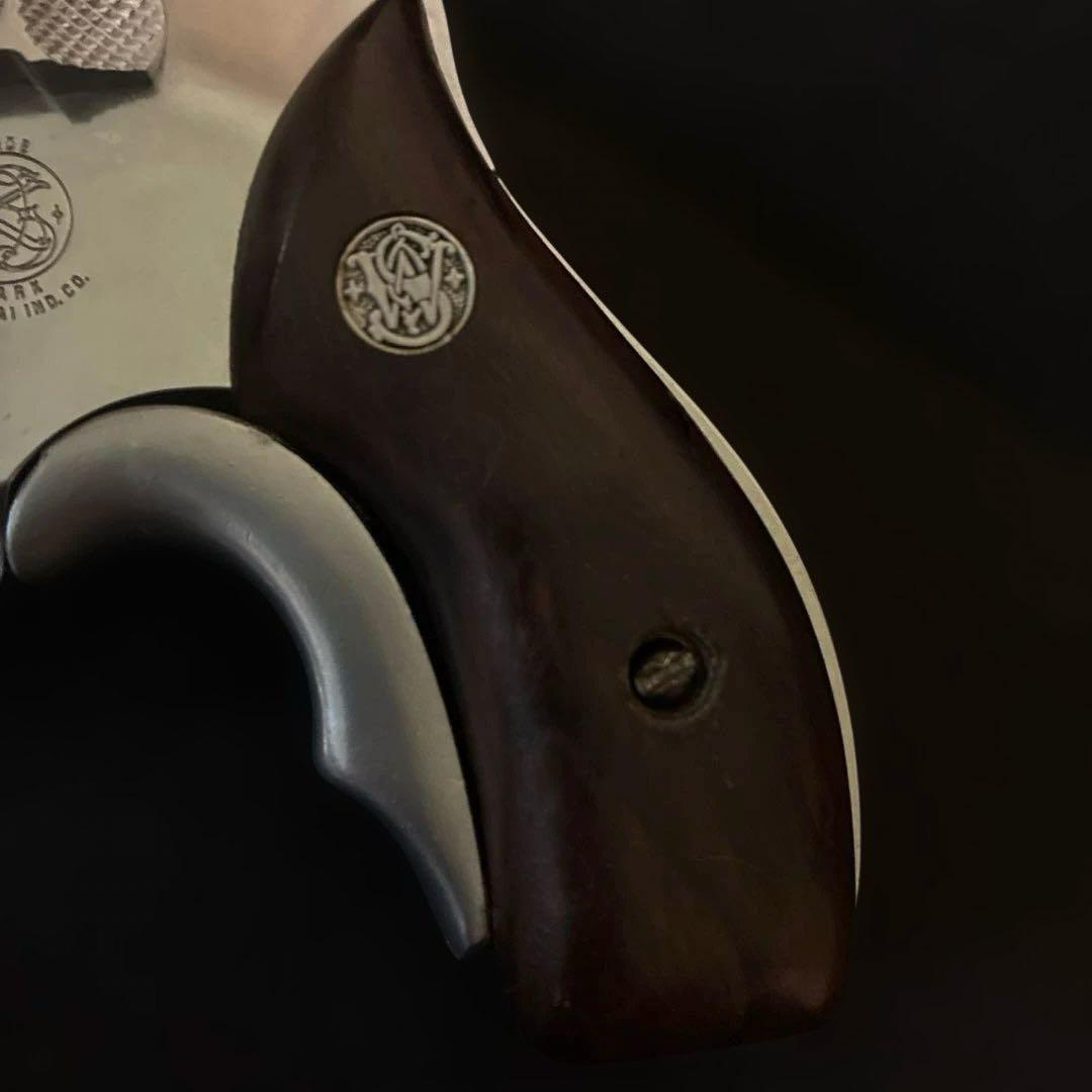 ま*ん様 モデルガン　スミス&ウェッソン チーフスペシャル 木製グリップ