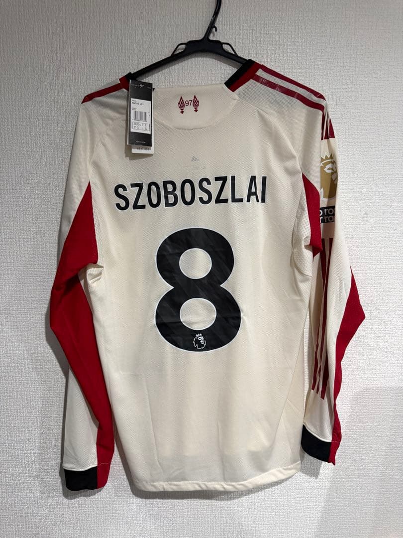 リヴァプール 25/26 アウェイ 長袖ユニフォーム ソボスライ 2XL