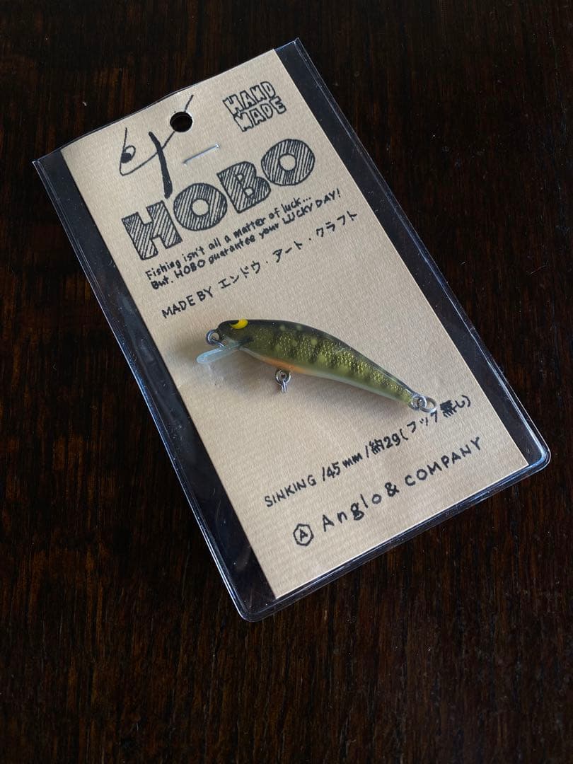 新品未開封 Anglo＆company HOBO 45S ハンドメイドミノー