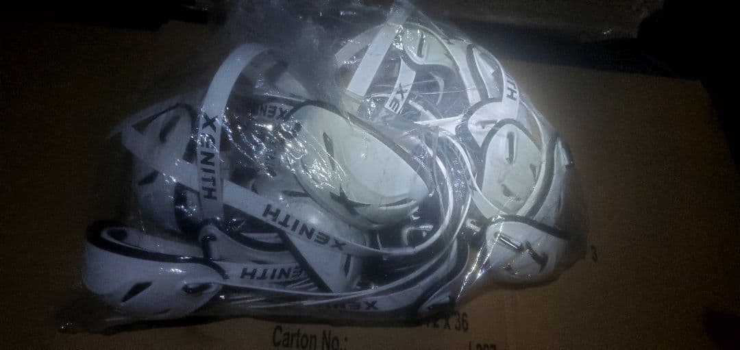 10個　XENITH チンストラップのみ　フットボール