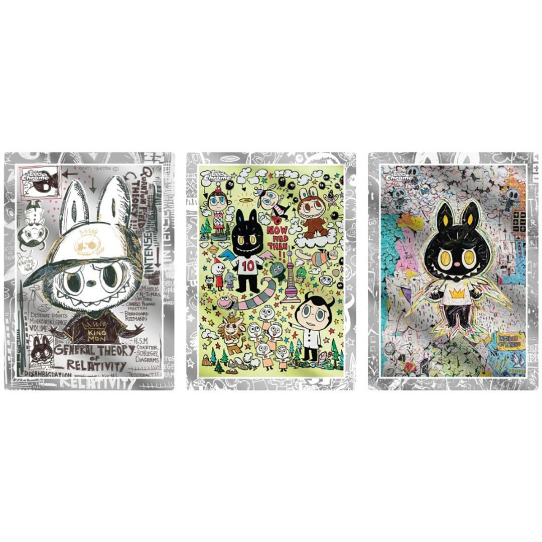 2025 Topps Chrome Labubu ラブブ トレカ 4BOX
