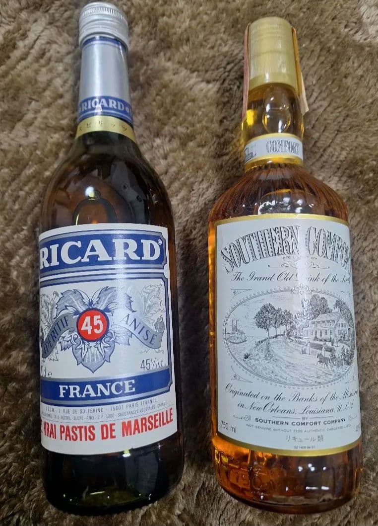 【古酒】サザンカンフォート&リカール セット　※送料込み