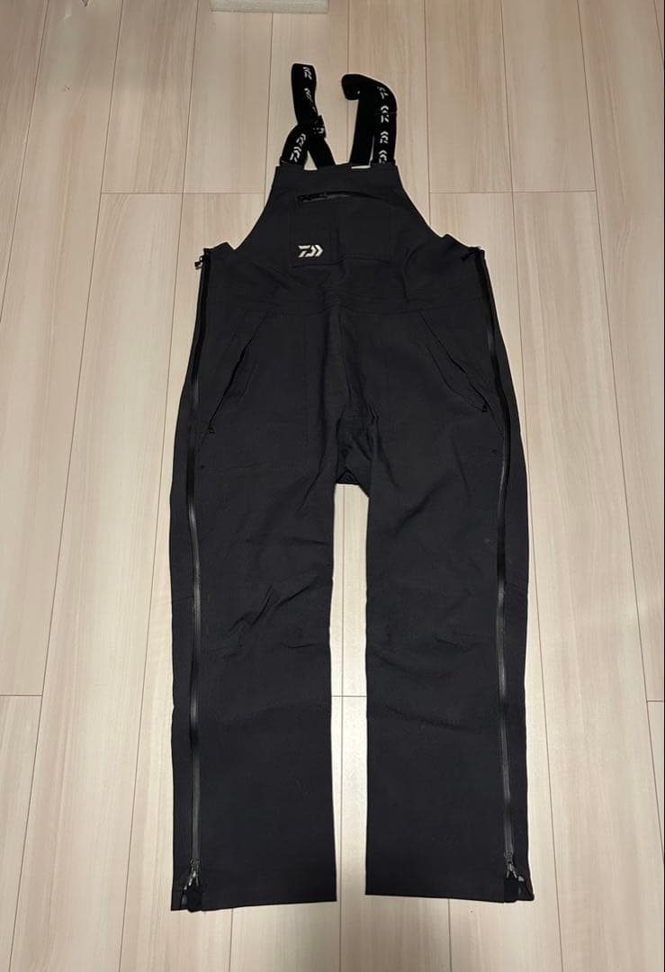 ダイワ ビブ パンツ レイン ブラックデニム DR 52420P