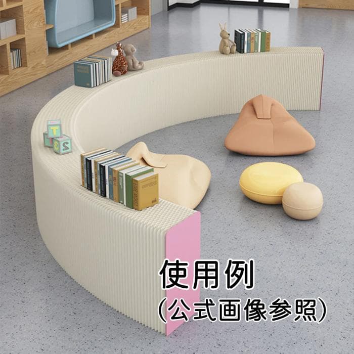 Y 新品未開封 オフィネオ カウンター 白 受付台 紙製 おしゃれ 伸縮 S③