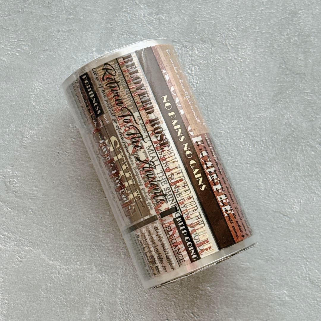 霖蓝汐原创手账《赫尔本副刊》海外マスキングテープ　マステ 【2651】