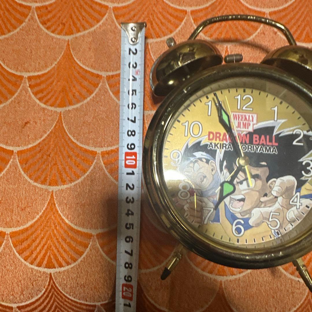 週刊少年ジャンプ　ドラゴンボール　時計　ゴールド　目覚まし時計　鳥山明　懸賞品