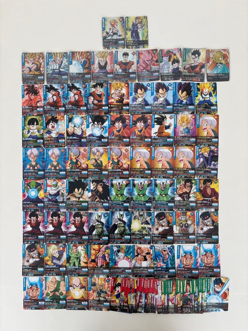 【美品】初期　ドラゴンボール　データカードダスまとめ売り186枚　大変お得です