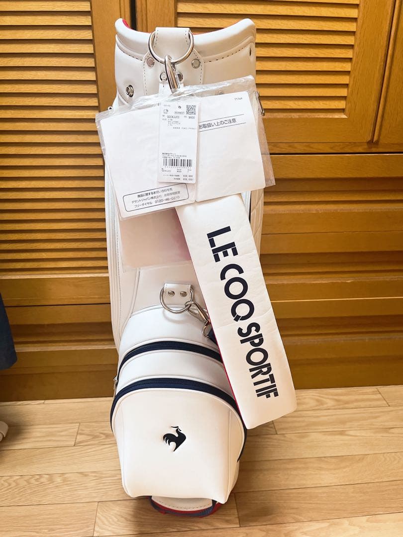 新品未使用タグ付きLE COQ SPORTIF ゴルフバッグ