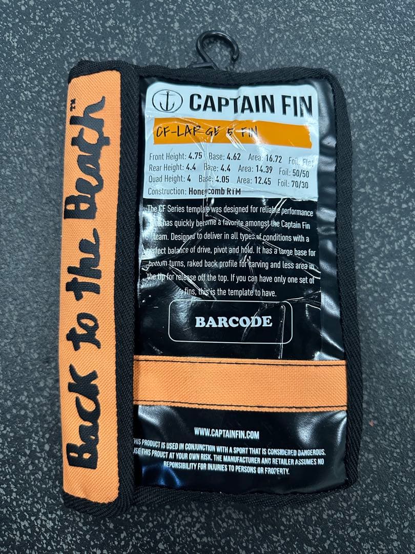 超美品　CAPTAIN FIN キャプテンフィン サーフボードフィンL ショート