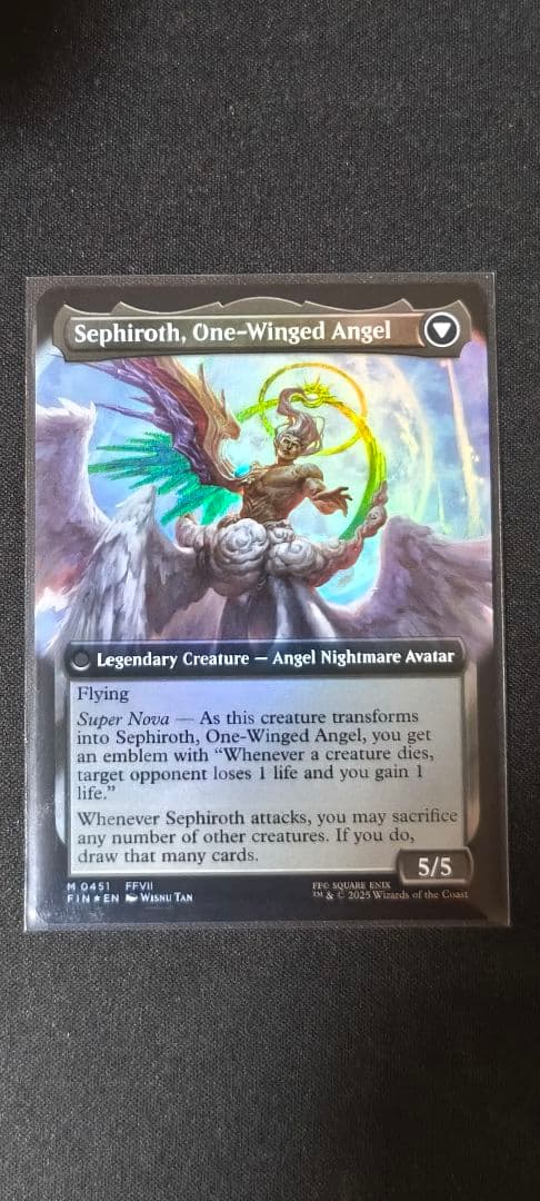 威名のソルジャー、セフィロス 英語 拡張 foil Bundle MTG FF