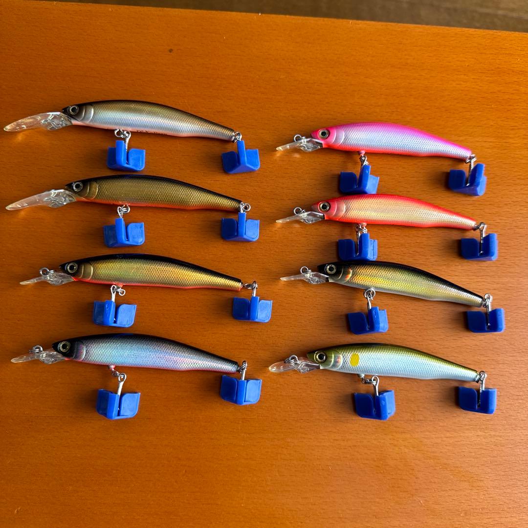 SAURUS rex-Deep & Med Deep 9cm 8本ルアーセット