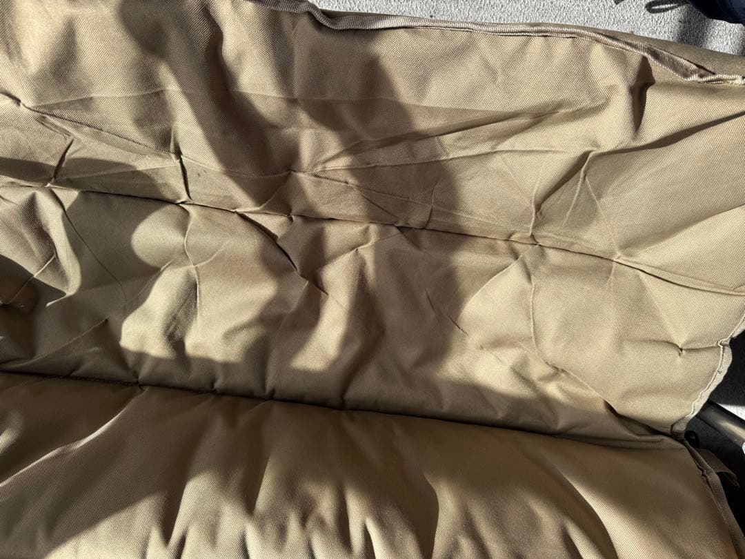 DOD グッドラックソファ ベージュ 2人掛け 折りたたみチェア キャンプ