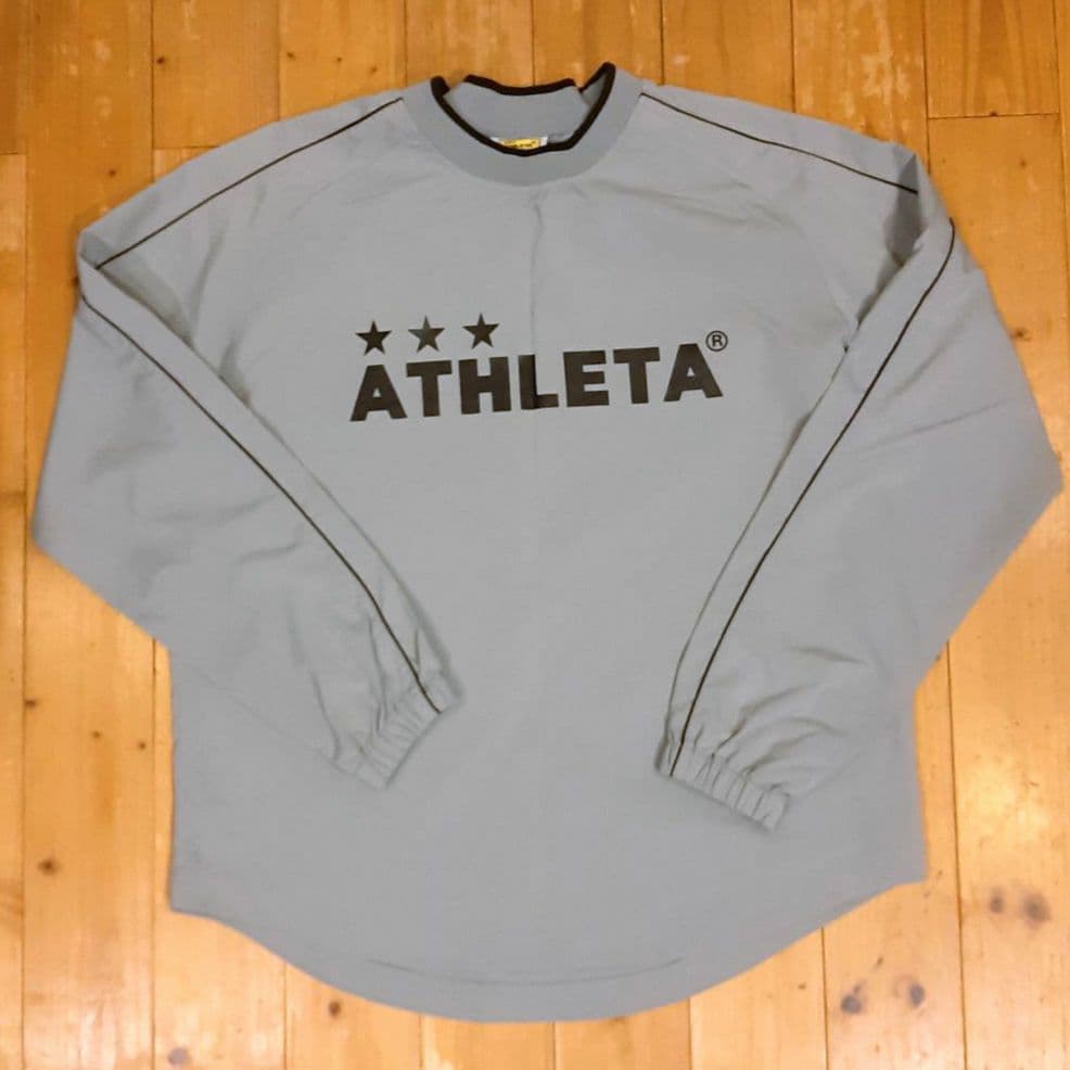 美品 ATHLETA アスレタ ピステ上下 セットアップ グレー フットサル