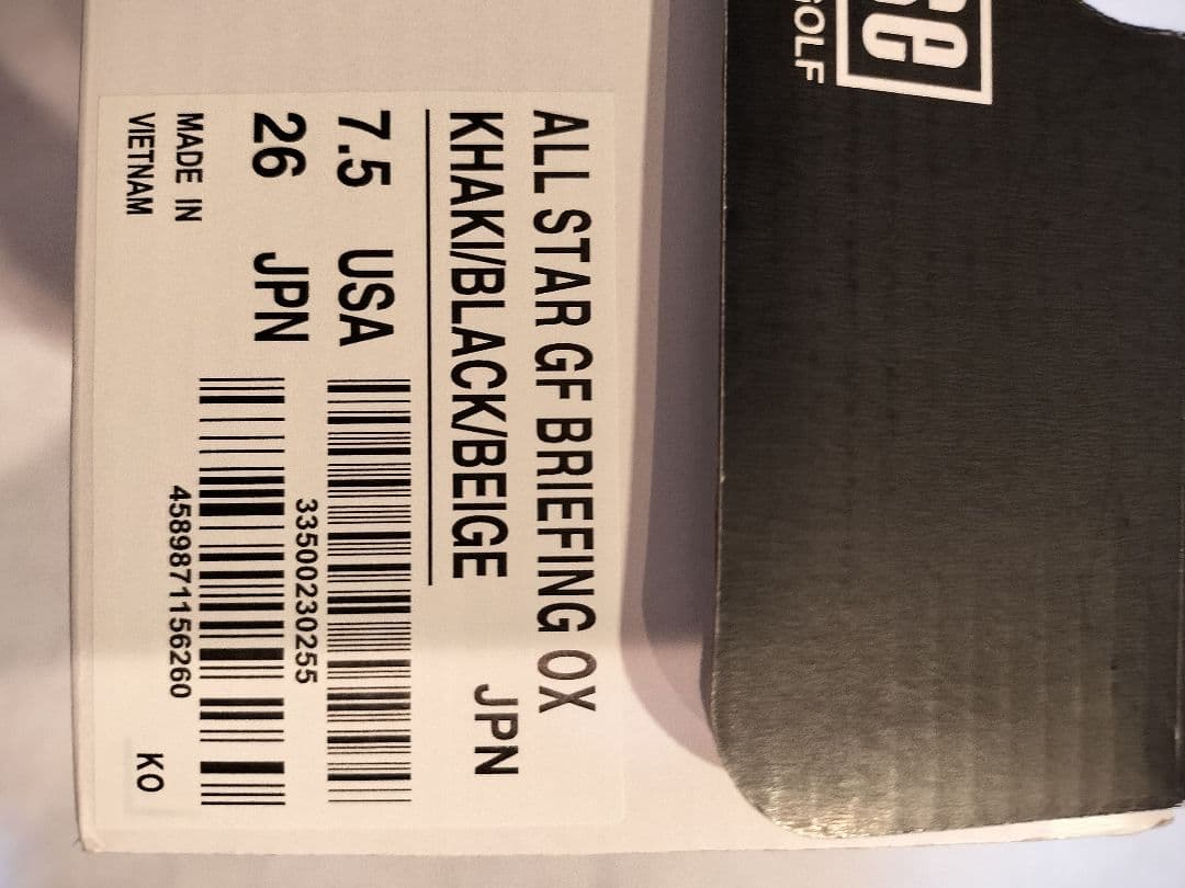 ブリーフィング コンバースオールスター スパイクレスゴルフシューズ 26cm