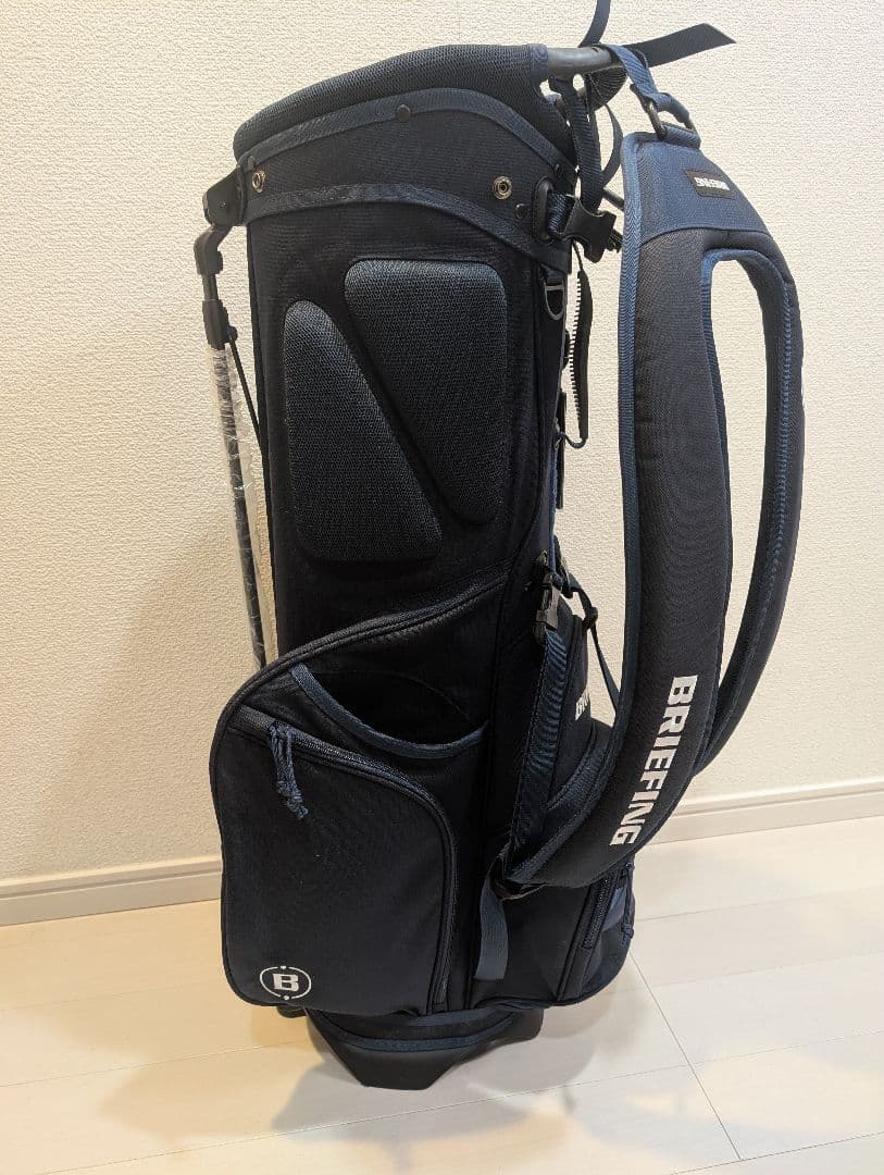 ブリーフィングゴルフ キャディバッグ CR-4 #03 ネイビー スタンド