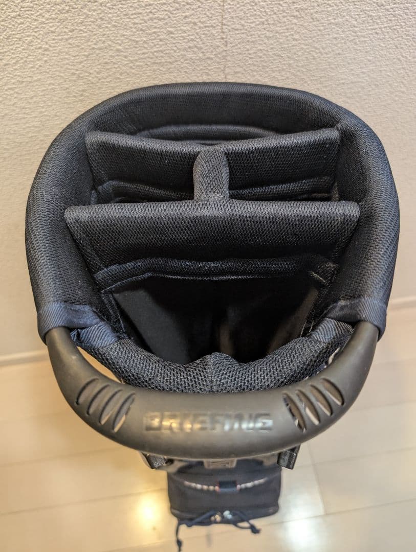 ブリーフィングゴルフ キャディバッグ CR-4 #03 ネイビー スタンド