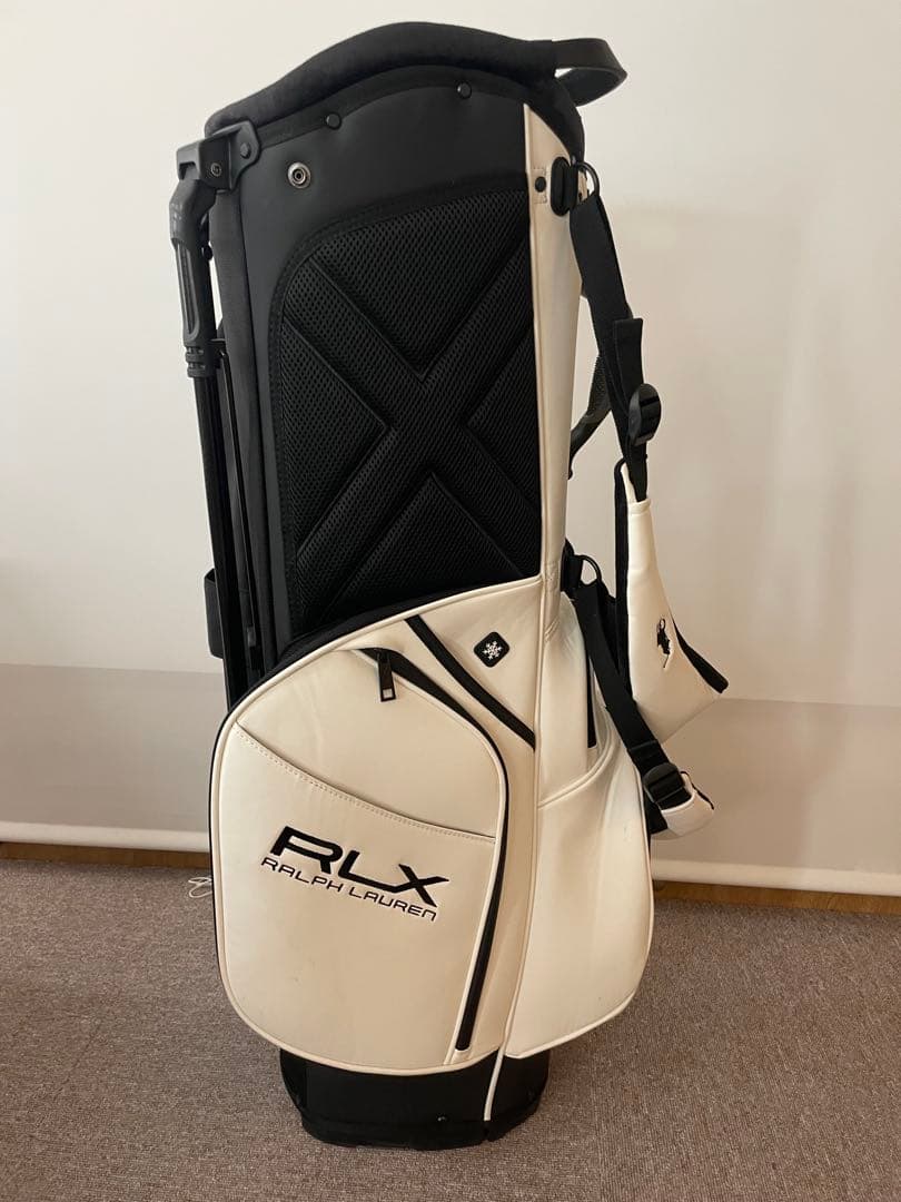 ポロ ラルフローレン RLX スタンドキャディバッグ　 ホワイト/ブラック