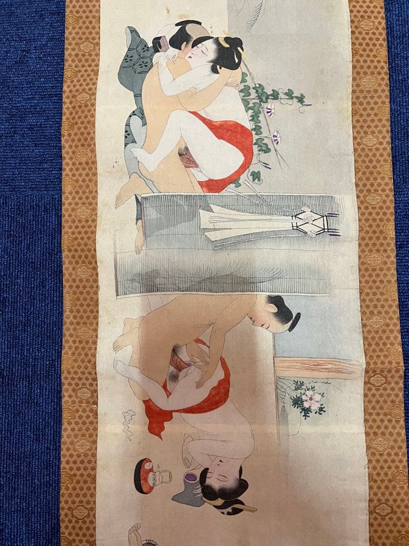 1466  骨董　古美術　春画　巻物　希少　時代物