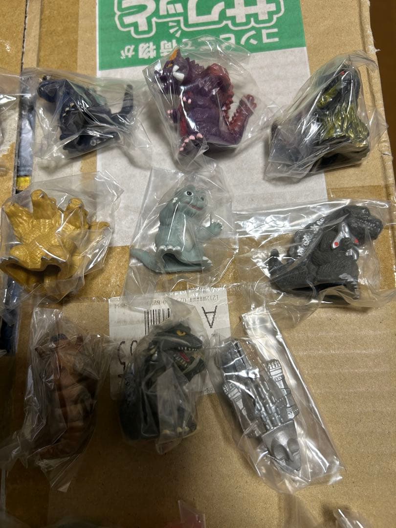 ゴジラ総攻撃 ゴジラ総進撃 指人形 ソフビ フィギュア GODZILLA 25体