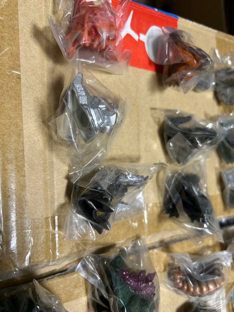 ゴジラ総攻撃 ゴジラ総進撃 指人形 ソフビ フィギュア GODZILLA 25体