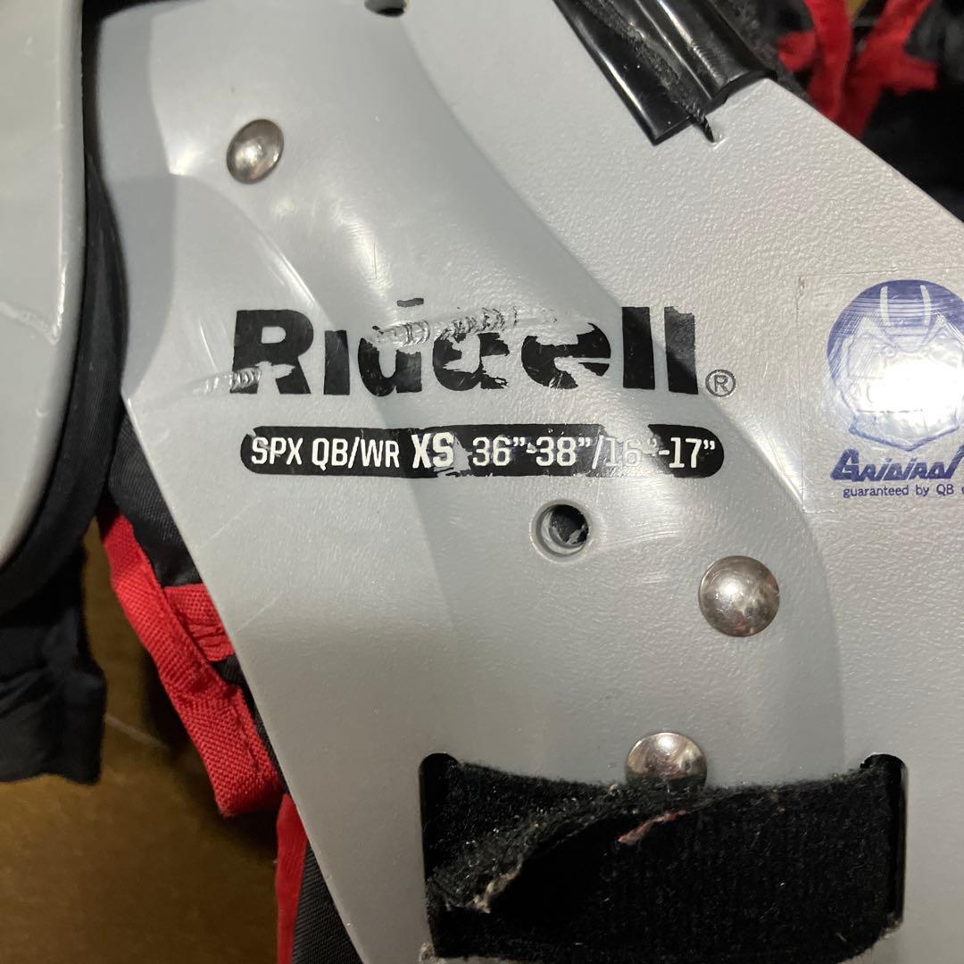 Riddell SPX XS ショルダーパッド バッグプレート付き
