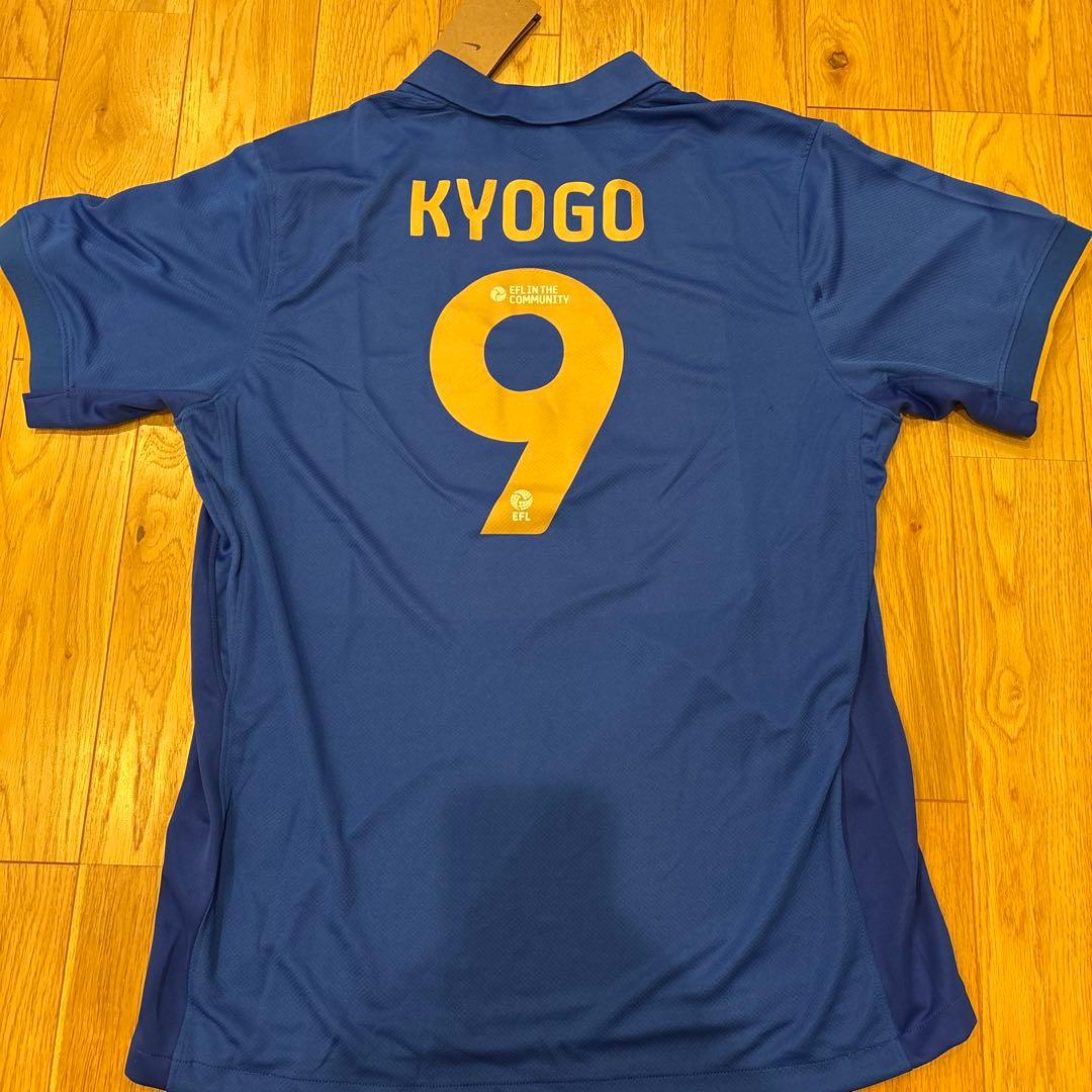 新品未使用タグ付き古橋亨梧9番バーミンガムユニフォームXLサイズ