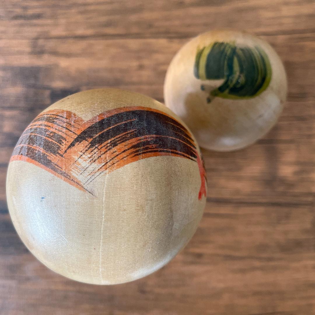 山中三平 こけし（8in / 21cm & 6in / 16cm）