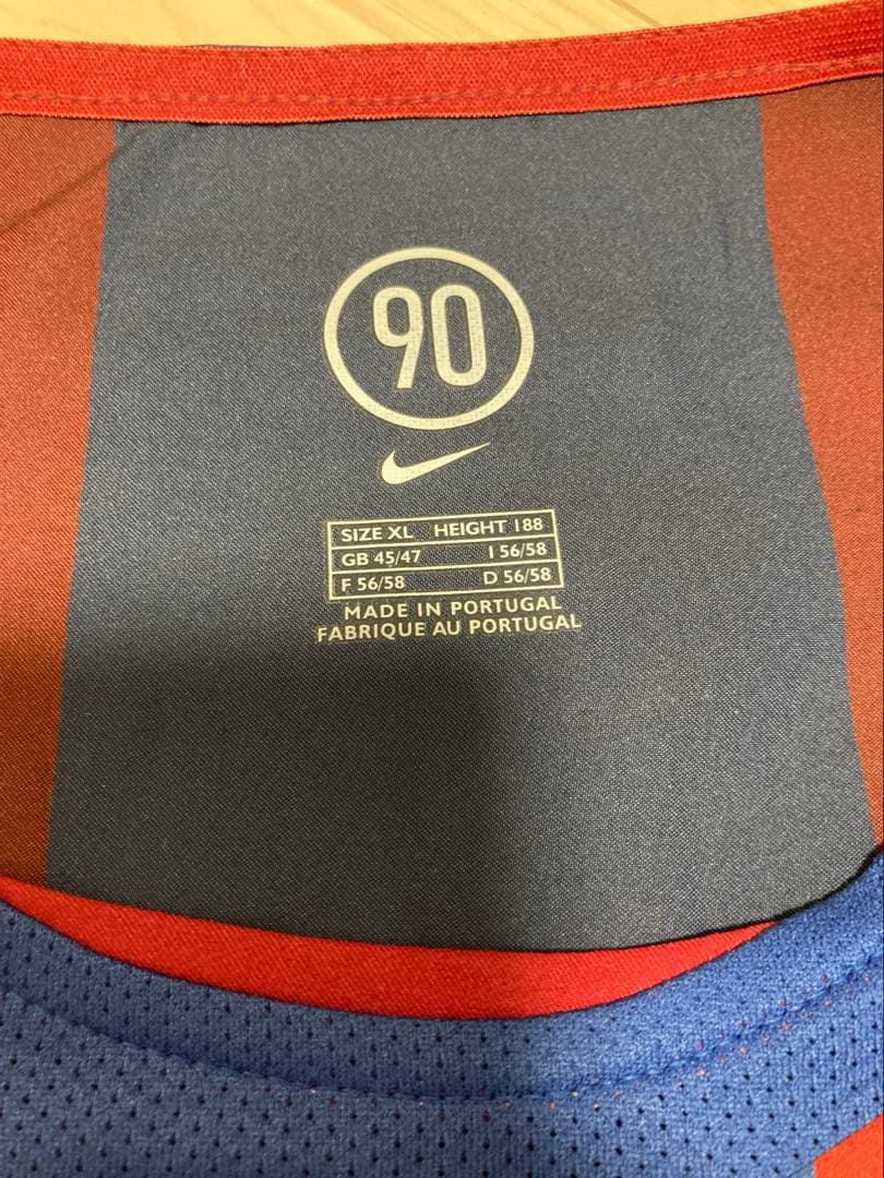 バルセロナ04/05（H）CLモデル #10 RONALDINHO 選手支給品