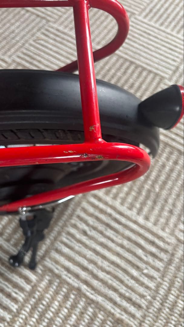 サンバイク 電動アシスト自転車 レッド