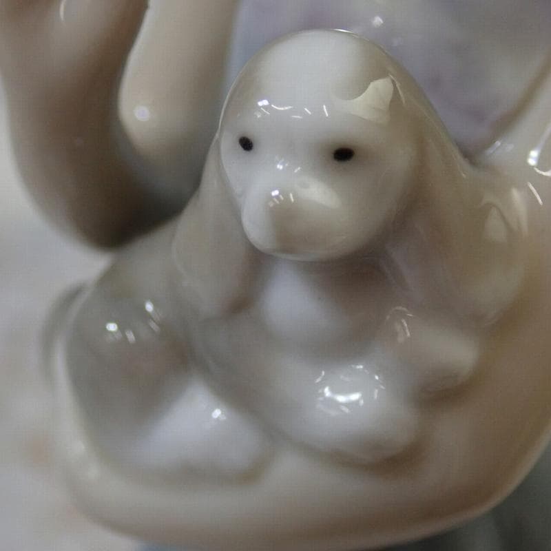 RU-6394 リヤドロ 人形 5645 「少女エリザベス」フィギュリン