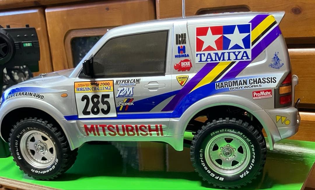 タミヤ1/10 XB三菱パジェロ　ラリースポーツ　ラジコン電動RC 4WD