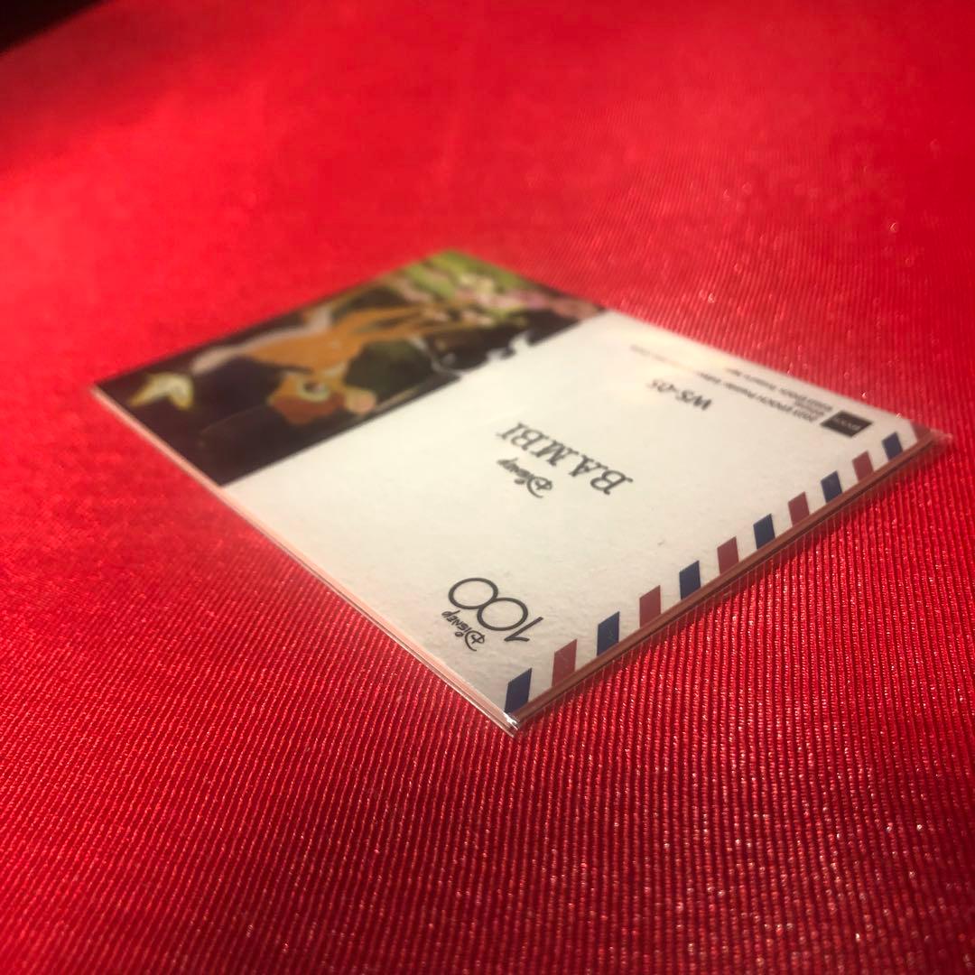 【シリアルNo.01/10】ディズニー 100周年カード エポック バンビ