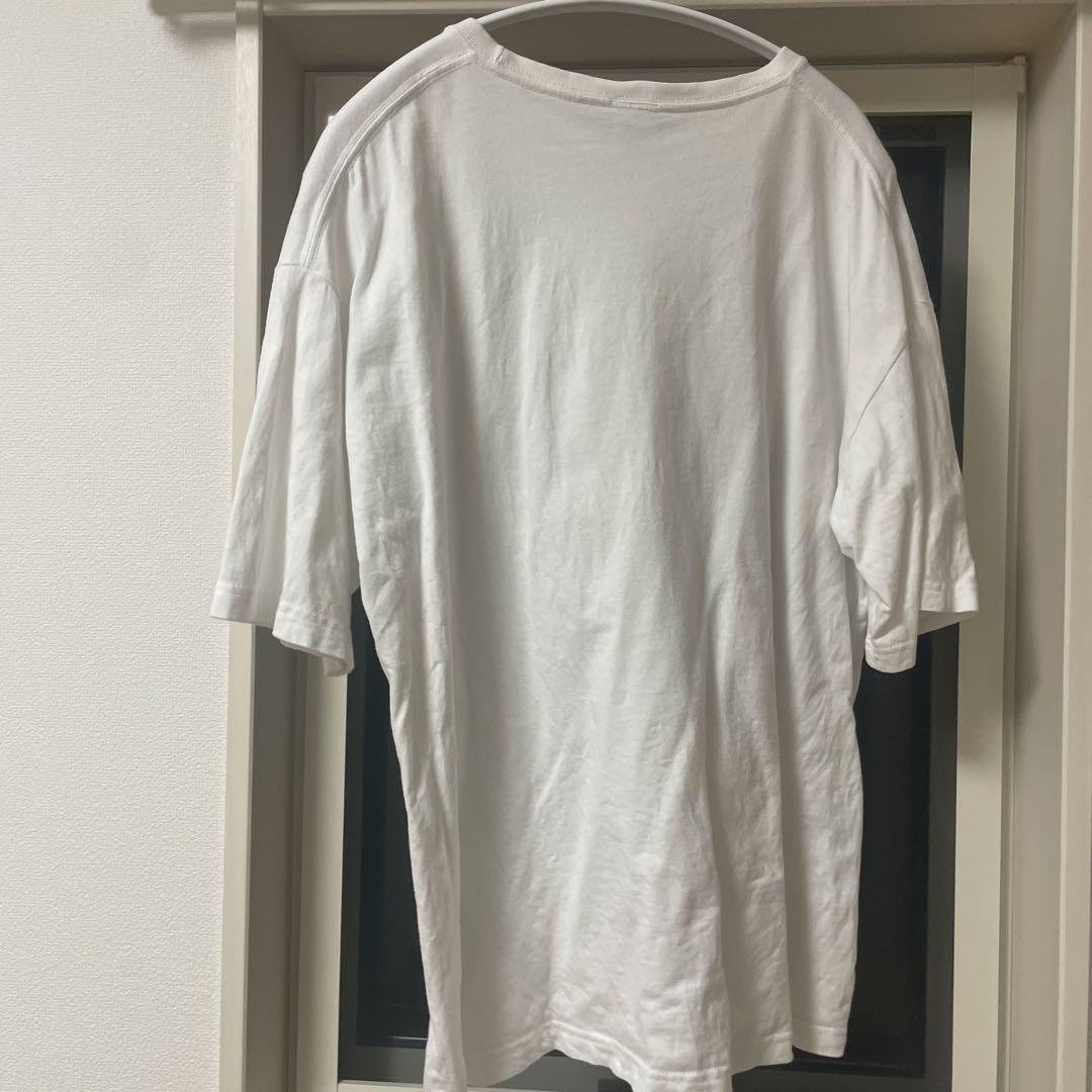 FKJ VINCENT ホワイト Tシャツ M 鏡面デザイン