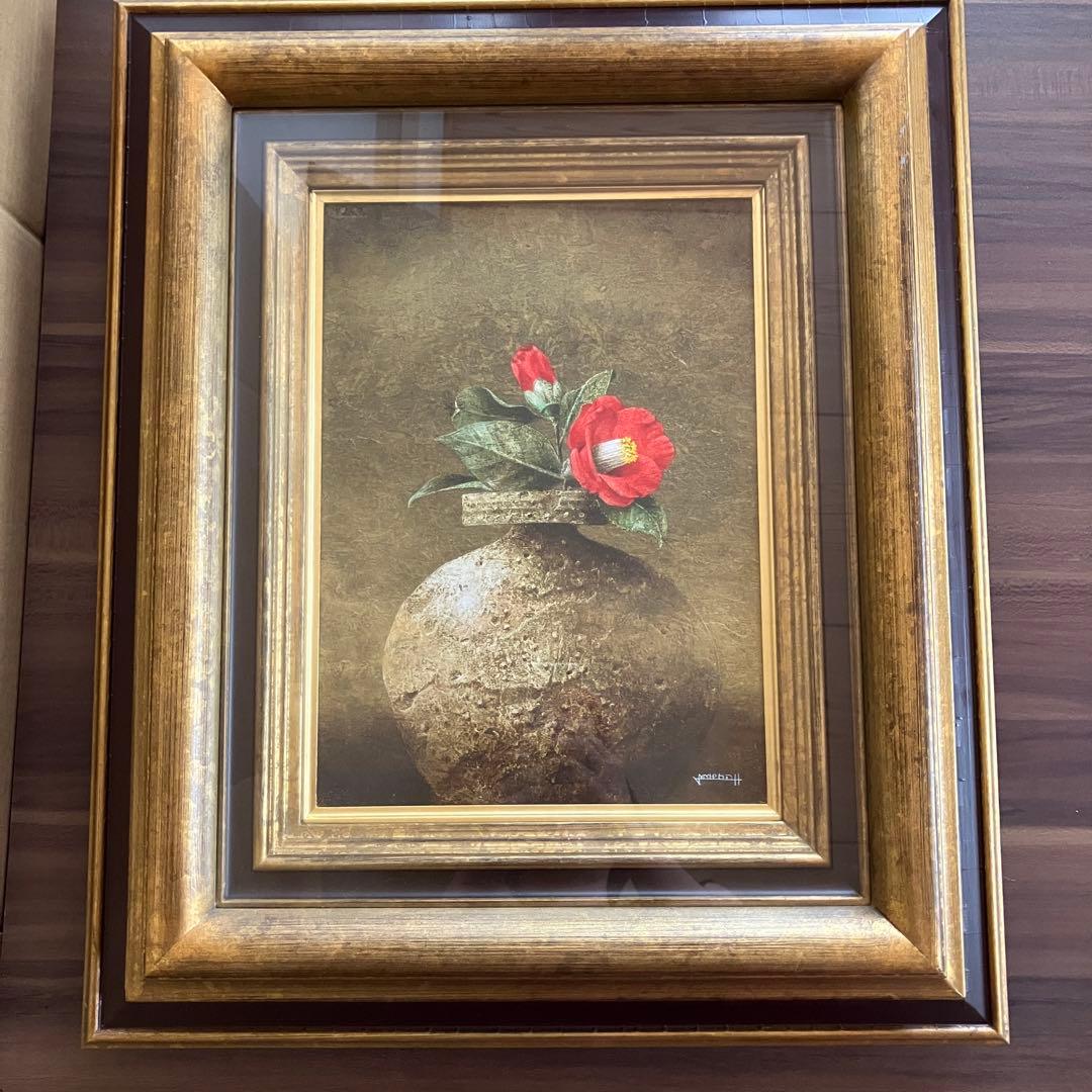 ★信楽の椿　増本憲樹　No.00214903 F4号