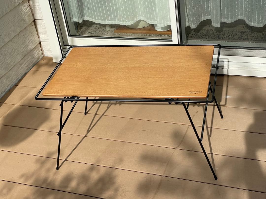 ★GWセール★Hang Out 折りたたみアウトドアテーブル2点セット　【良品】