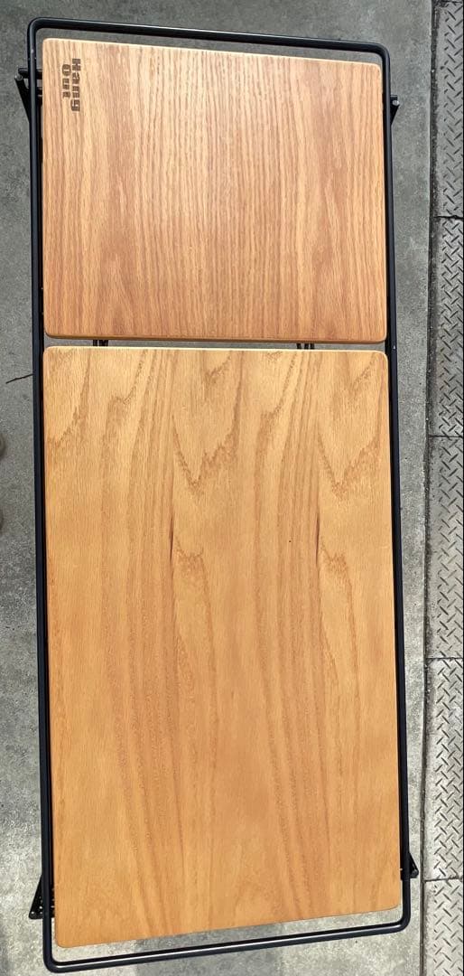 ★GWセール★Hang Out 折りたたみアウトドアテーブル2点セット　【良品】