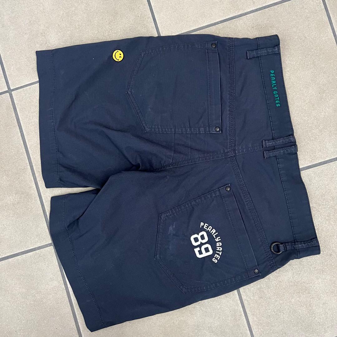 Pearly gates パーリーゲイツ　セットアップ　シャツ　ハーフパンツ　L