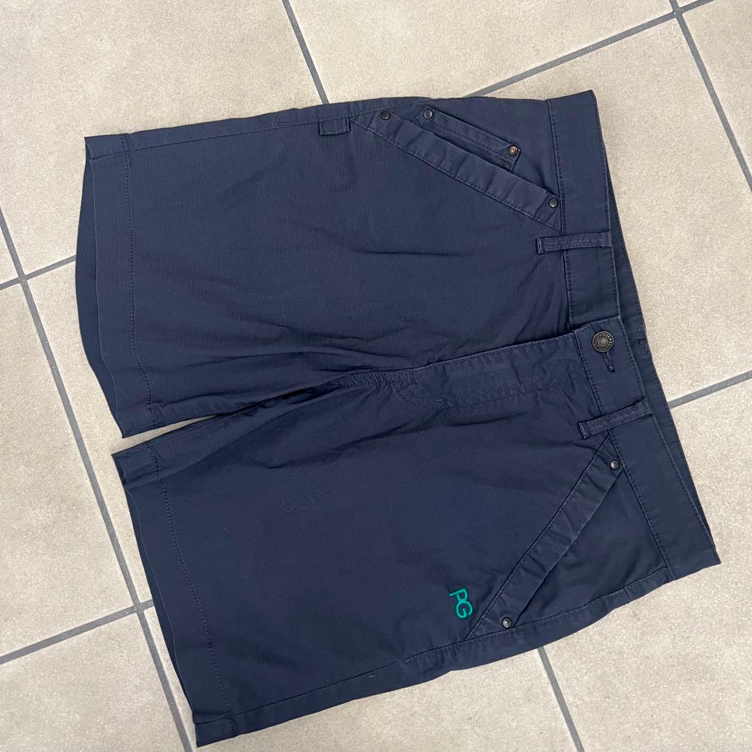 Pearly gates パーリーゲイツ　セットアップ　シャツ　ハーフパンツ　L