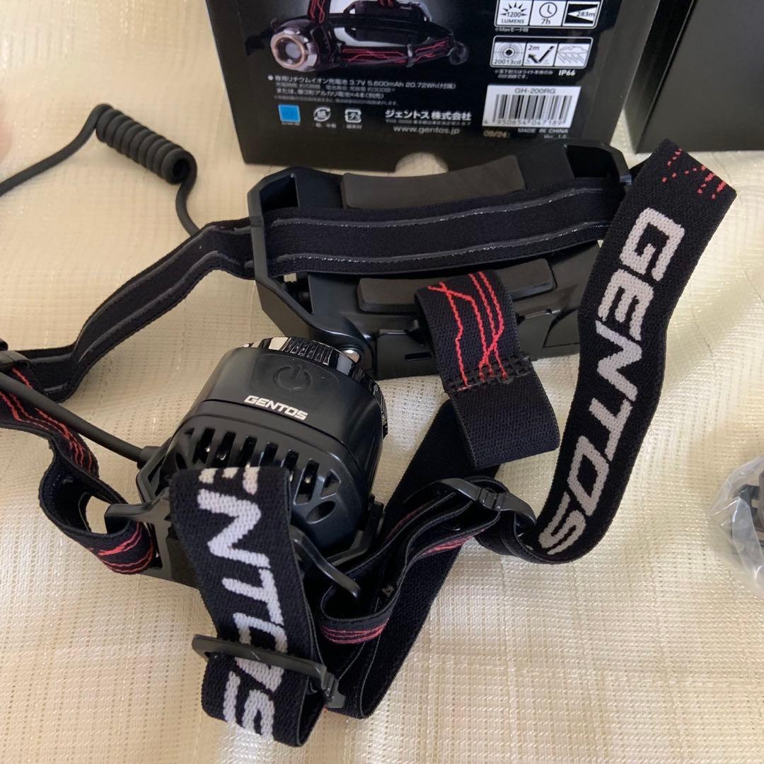 【新品未使用】GENTOS ジェントス GH-200RG ヘッドライト